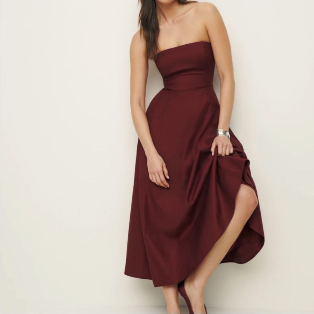 Reformation Astoria Tulle Lined Dress
